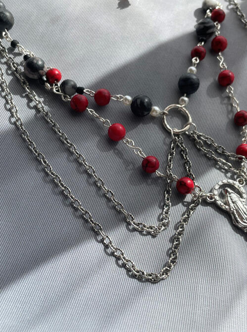 Black and Red blood necklace